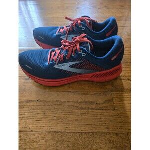Brooks Adrenaline GTS 22 Mens Running Shoes Blue and Orange Size 9.5